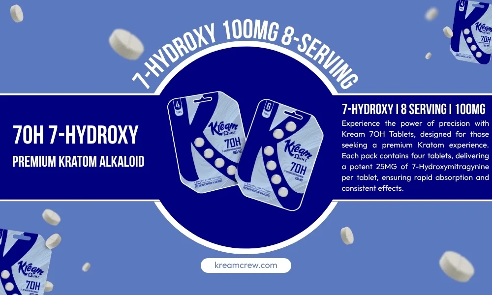 7-Hydroxy 100MG 8-Serving: Relax Your Way All Week