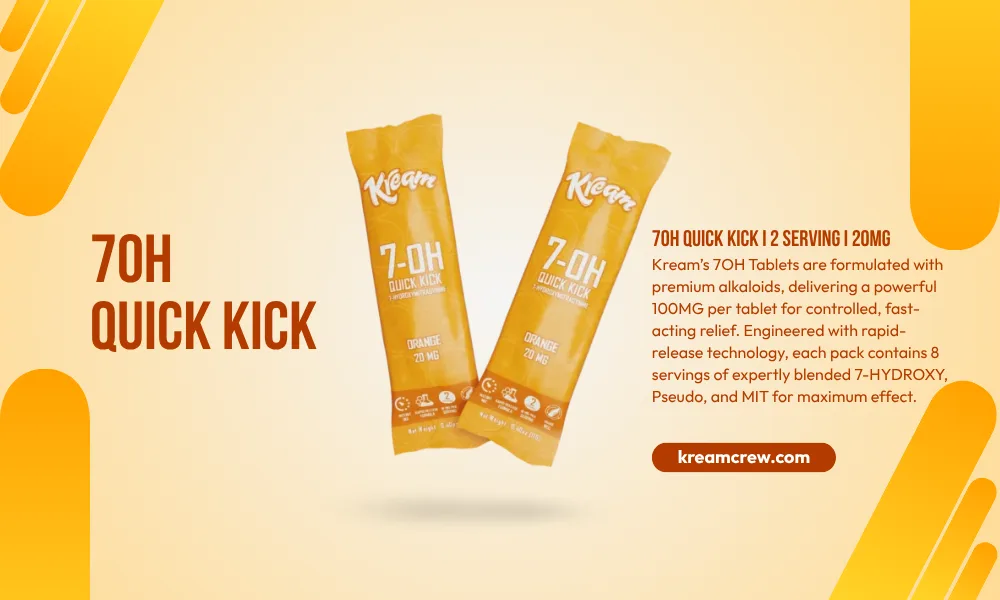 70h Quick Kick 20MG: Two-Serving Shot of Pure Energy