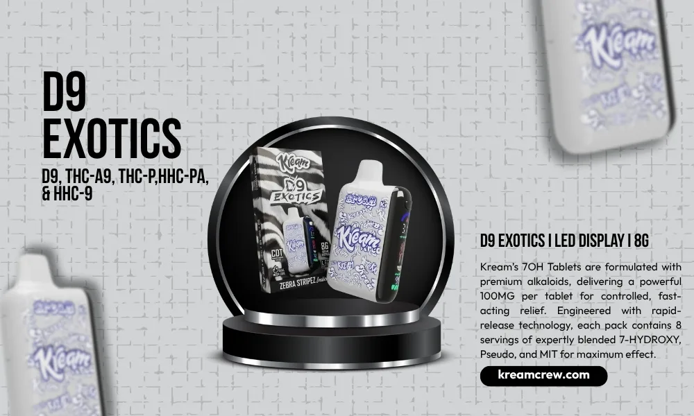 D9 Exotics LED 8G: The Future of Premium Vape Design