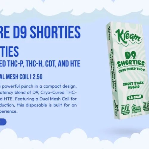 D9 Shorties Vape 2.5G: Flavor and Power You Can Feel