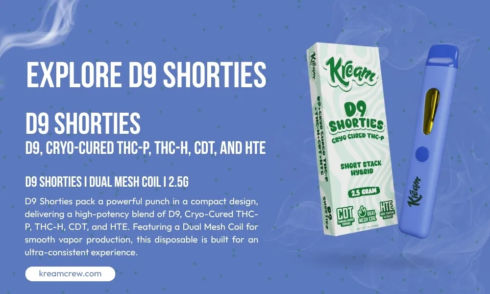 Explore D9 Shorties: Compact Vape, Huge Satisfaction