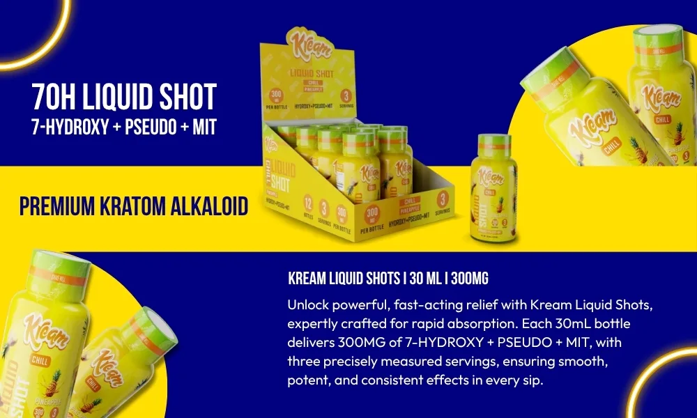 Kream Liquid Shot 300MG: Fast-Acting Daily Relief Dose