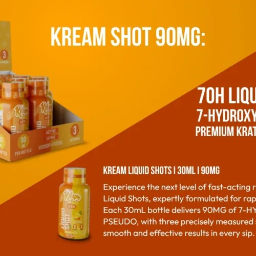Kream Shot 90MG: Compact Calm in a 30ML Quick Sip